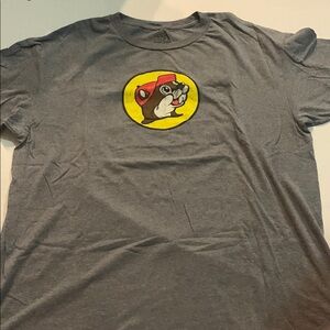 Gray T-Shirt with Buccees Texas Logo